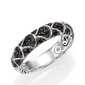 John Hardy Naga Dragon Black Sapphire Ring